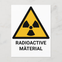 Radioactive Material Warning, Ionizing Radiation