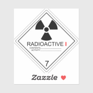 Radioactive Materials Transport Sign Category 1