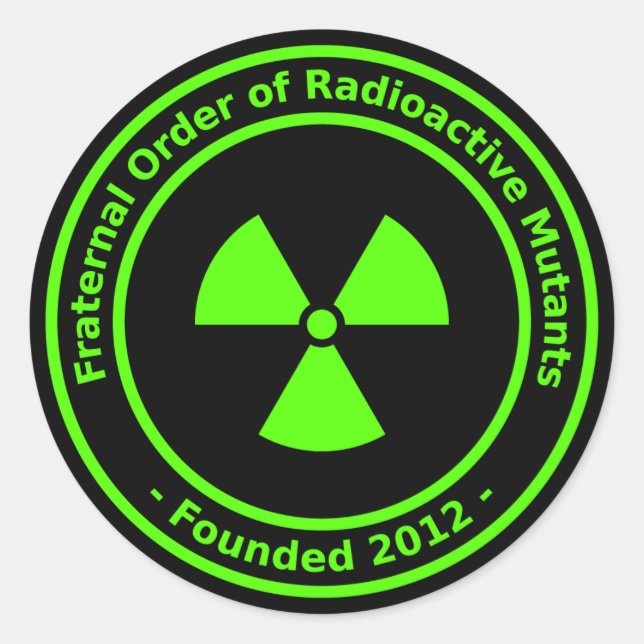 Radioactive Mutants Sticker (Front)