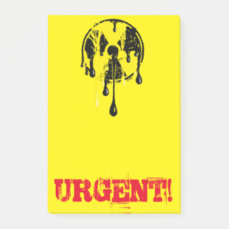 Radioactive Nuclear Meltdown Hazard Symbol Post-it Notes