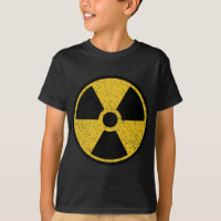 RADIOACTIVE NUCLEAR WARNING SYMBOL RADIATION SIGN