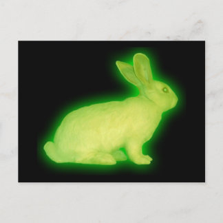 radioactive rabbit postcard