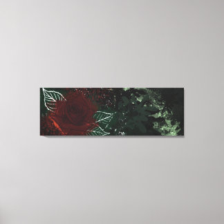 Radioactive Rose Canvas Print