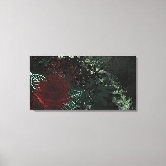 Radioactive Rose Canvas Print