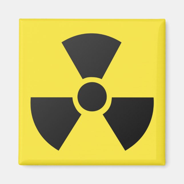 Radioactive Sign Magnet (Front)