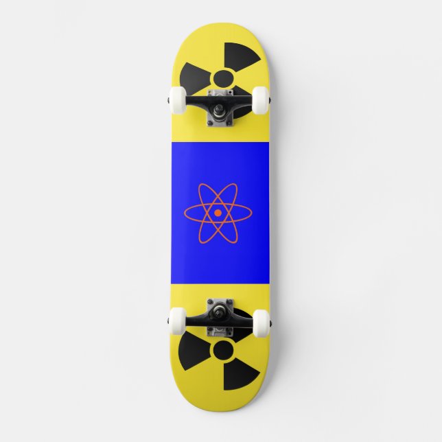 Radioactive Sign Skateboard (Front)
