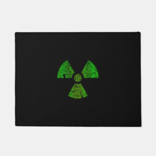 Radioactive Symbol Doormat