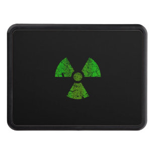 Radioactive Symbol Trailer Hitch Cover