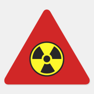 Radioactive Triangle Sticker