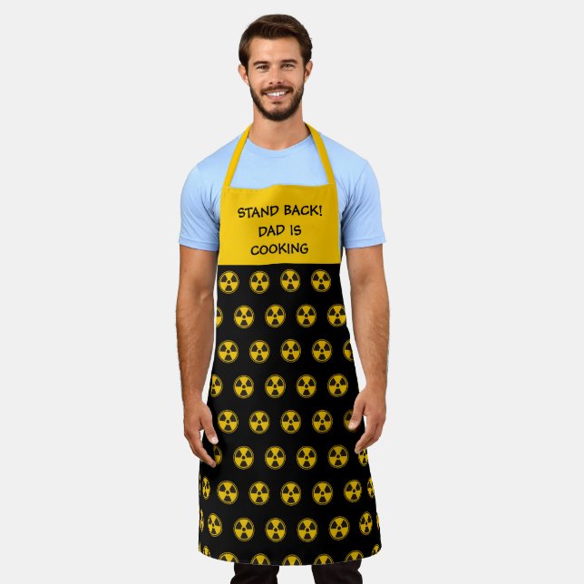 Radioactivity Warning Pattern Apron (Worn)
