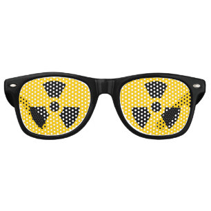 Radioactivity Warning Retro Sunglasses
