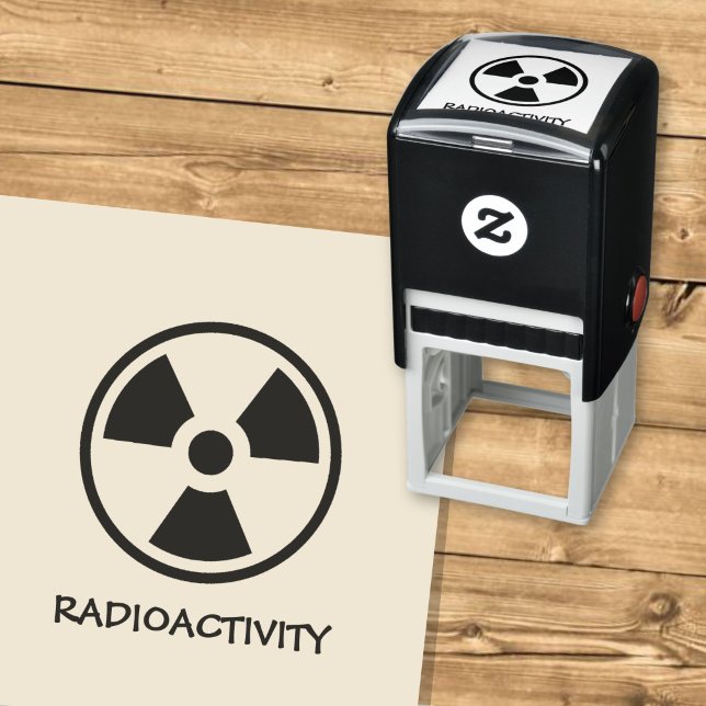 Radioactivity Warning Self-inking Stamp (Creator Uploaded)
