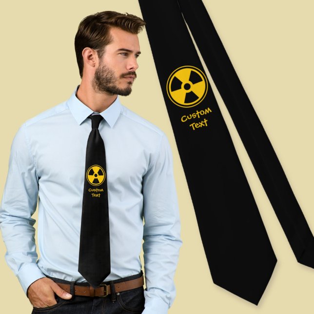 Radioactivity Warning Tie (Creator Uploaded)