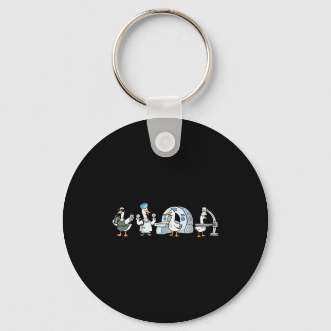 Radiologic Technologist Goose Radiology X-ray Radi Keychain (Front)