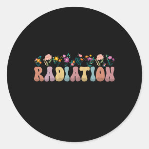 Radiologic Technologist Therapist Radiation Oncolo Classic Round Sticker