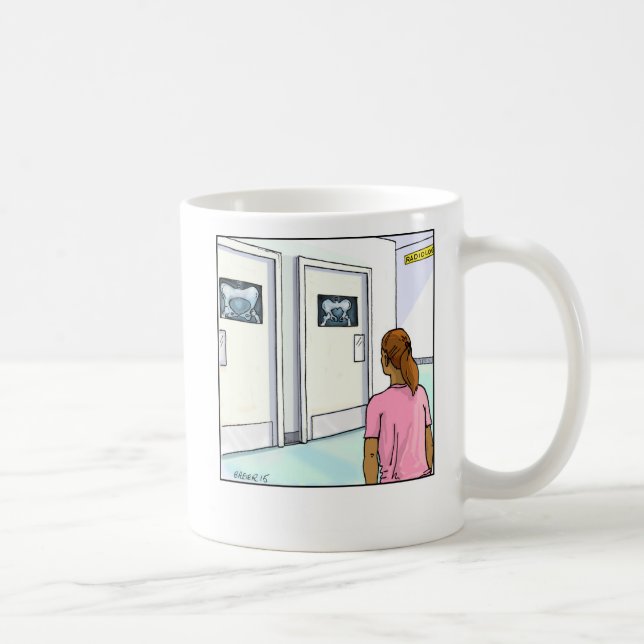 Radiologie drôle de tasse de bande dessinée (Droite)