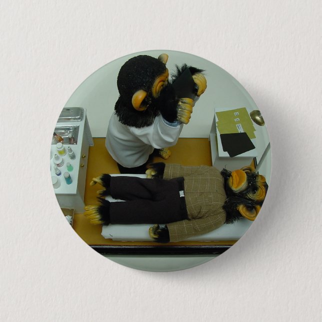 Radiologist 2 Inch Round Button (Front)