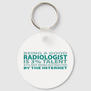 Radiologist 3% Talent Keychain