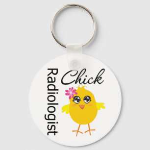 Radiologist Chick Keychain