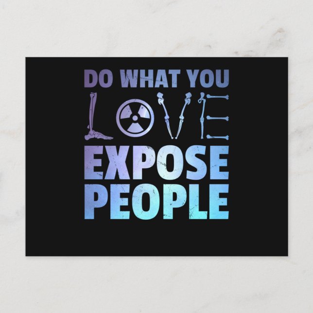 Radiologist Joke Funny Radiology Humour Rad Tech Postcard (Front)