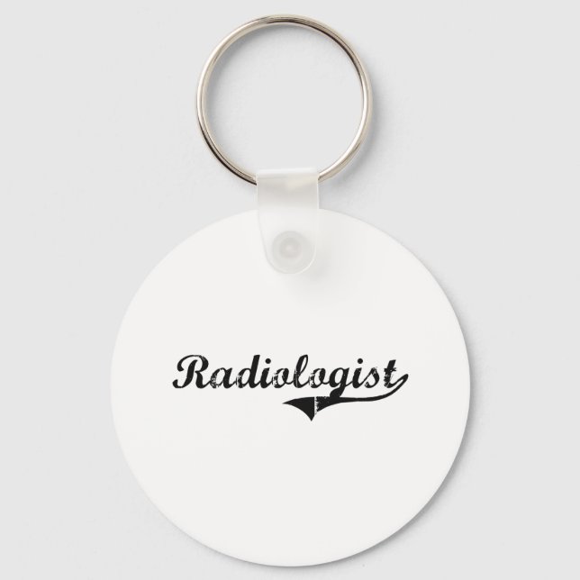 Radiologist Professional Job Keychain (Front)