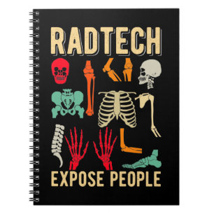 Radiologist Skeletons Xray Funny Radiology Notebook