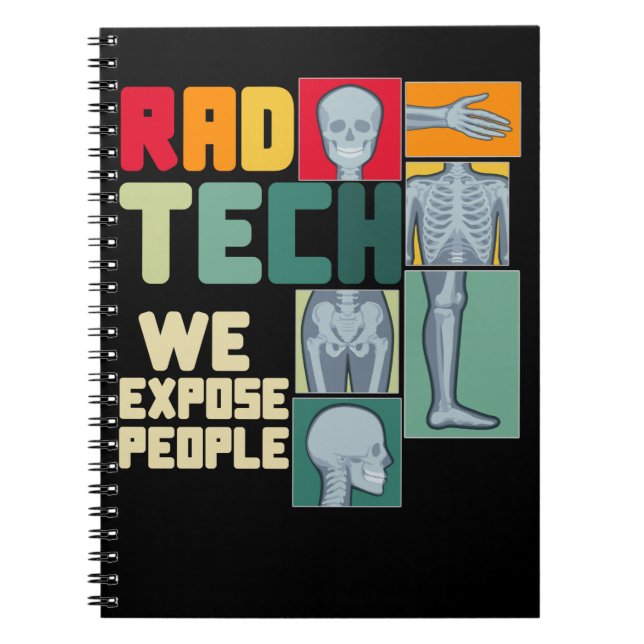 Radiologist Xray Funny Radiology Notebook (Front)
