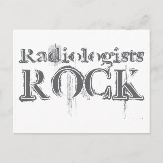 Radiologists Rock Postcard