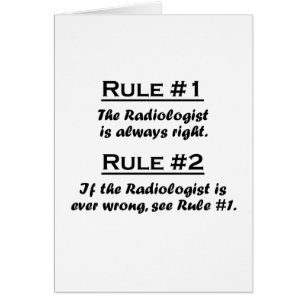 Radiologue de règle