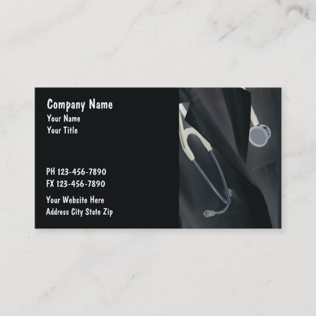 Radiology Business Cards (Front)