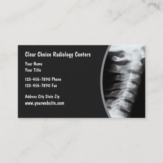 Radiology Business Cards & Profile Cards Zazzle CA