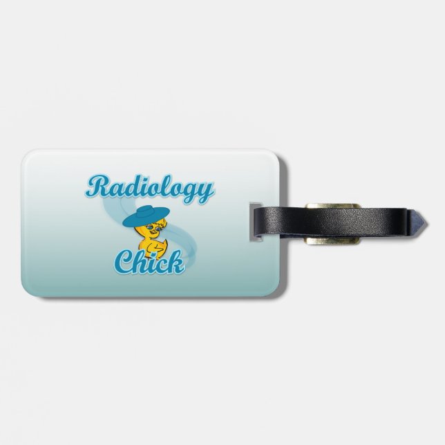 Radiology Chick #3 Luggage Tag (Back Horizontal)