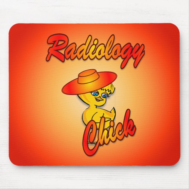 Radiology chick #5 mouse pad (Front)