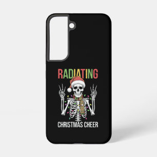 Radiology Christmas Santa Skeleton Xray Technician Samsung Galaxy Case