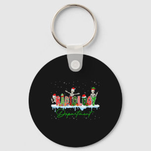 Radiology Department Xray Tech Ct Mri Merry Christ Keychain