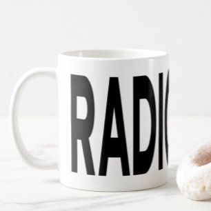 Radiology Minimalist Typography Wraparound Coffee Mug