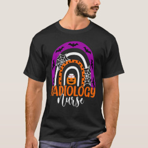 Radiology Nurse Halloween Pumpkin Rainbow Radiolog T-Shirt