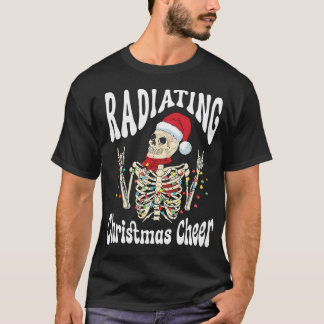 Radiology Radiating Christmas Cheer X-Ray Rad Tech T-Shirt