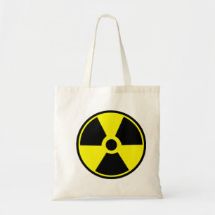 Radiology Radiation Safety Symbol tote bag