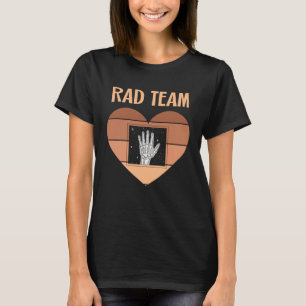 Radiology Team Black Radiology Technologist Rad Te T-Shirt