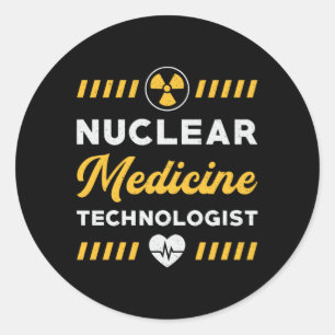 Radiology Tech Nuclear Medicine Technologist Xray Classic Round Sticker