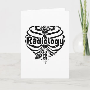 Radiology Tech Rad Nurse Flower Technologist Xray Card