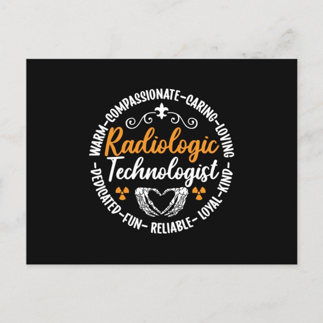 Radiology Tech Radiologic Technologist Nurse Xray Postcard (Front)