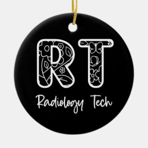 Radiology Tech RT Rad Technician X-ray Tech Gifts Ceramic Ornament