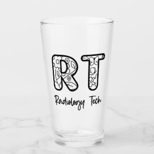Radiology Tech RT Rad Technician X-ray Tech Gifts Glass