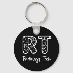 Radiology Tech RT Rad Technician X-ray Tech Gifts Keychain