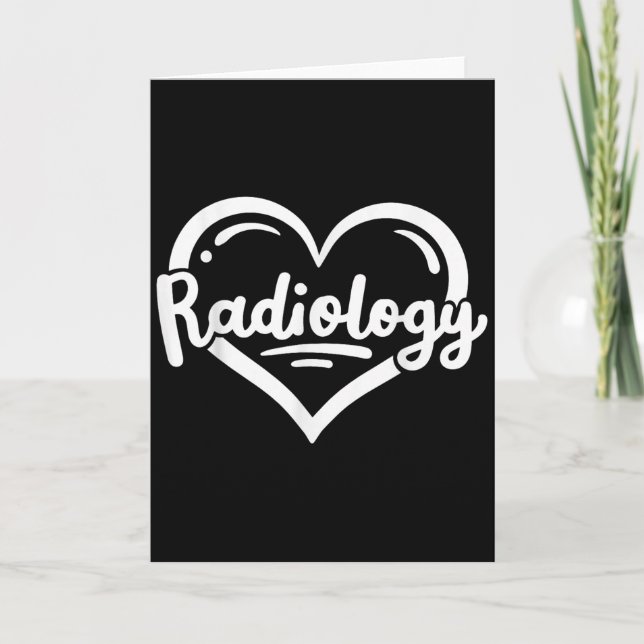 Radiology Tech Technician X-ray Tech X-ray Technol Card (Front)