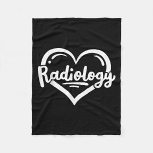Radiology Tech Technician X-ray Tech X-ray Technol Fleece Blanket