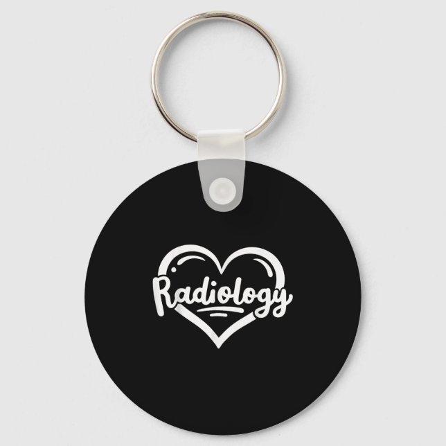 Radiology Tech Technician X-ray Tech X-ray Technol Keychain (Front)