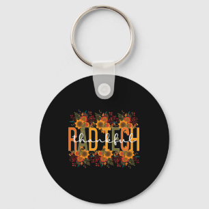 Radiology Tech Thanksgiving Rad Technologist Rad T Keychain